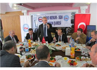 Samsun Büro Memur-sen kaynaşma yemekleri devam ediyor