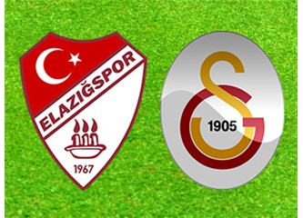 Galatasaray : 2 – Elazığspor :0 . Galatasaray biraz rahatladı..