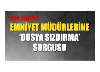 Soruşturmayı sızdırmak