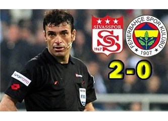 Yunus Yıldırım'a puan farkı çok gelmiş (Sivasspor 2-0 Fenerbahçe)