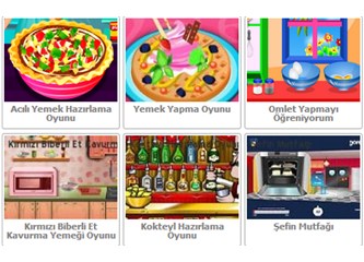 Gelişen teknolojiyle beraber gelişen kaliteli yemek içerikli oyunlar