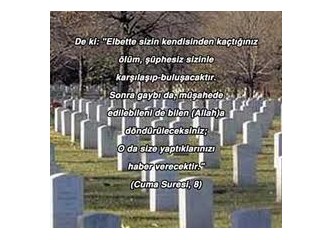 Ölü hesap vermenin kıyametinde