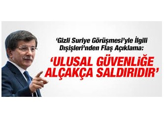 "Dışişleri Bakanı Davutoğlu "Türkiye'nin Haremine" girdiler dedi!..