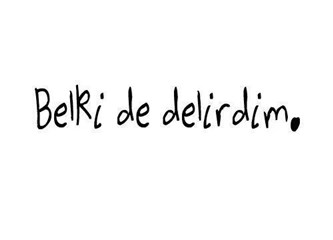 Deliye vurdum kendimi....