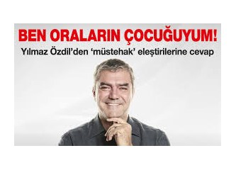 Benim izlediğim efeler diz çökerken bile dik duruyorlar!