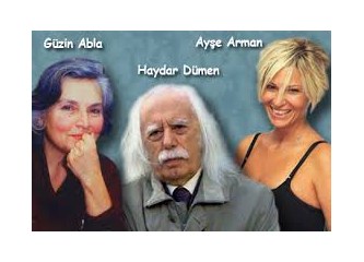 Güzin abla kalbimizi, Haydar Dümen şeyimizi tedavi etti ama hala yüreğimiz yaralı, uçkurumuz kapalı