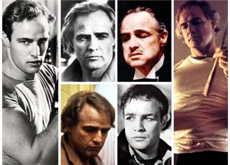 Sinema tarihinin dev ikonlarından Marlon Brando'ya saygı ile...