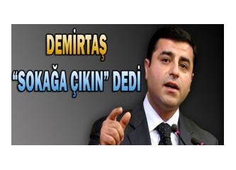 HDP Başkanı Demirtaş, "sokağa çıkın" dedi... 19-20 kişi öldü..