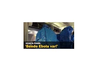 Uçakta sahte Ebola paniği