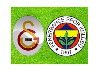 Fenerbahçe'yi Sneijder yıktı. Galatasaray :2- Fenerbahçe: 1