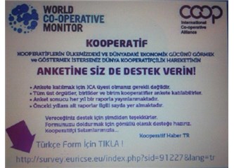 Dünya Kooperatif Gözlemi araştırmasına destek verelim
