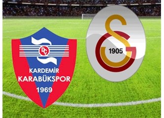 Galatasaray deplasmanda galip. Kardemir Karabükspor :1 - Galatasaray : 2