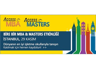Hatırlatma: 29 Kasım 2014 Access MBA / Masters Fuarı
