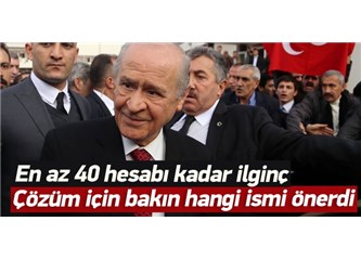 Devlet Bahçeli'den mezhepler arası barış önerisi: Yavuz İsmail!