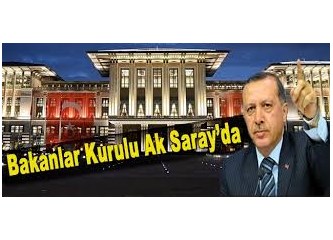Cumhurbaşkanı R.T. Erdoğan'ın Bakanlar Kurulu'nu toplantıya çağırması ve Kurul'a Başkanlık etmesi...