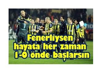 Birileri Fenerbahçelilere söylesin. Galatasaray'ı yenince şampiyon olunmuyor!