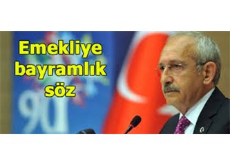 Noter marifetiyle emeklilere "çift ikramiye" vaat eden Kılıçdaroğlu'na oy versek mi?