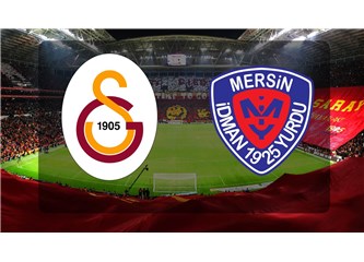 Galatasaray yine zirvede. Mersin İdmanyurdu :0 - Galatasaray : 1