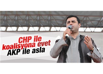 HDP, seçim barajını aşarak Meclis'e girmek için "ikili" mi oynuyor?