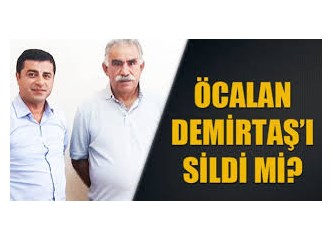 HDP Başkanı Demirtaş, AKP ile bir birlikteliğe gitmezse Öcalan'ın hışmına uğrayabilir...