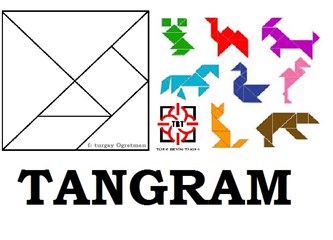 Şekil oluşturma oyunu Tangram