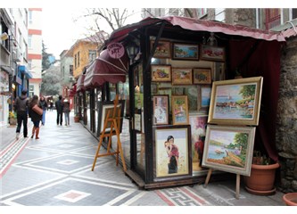 Kadıköy-Altıyol'daki Sanatçılar Sokağı