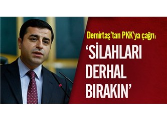 Selahattin Demirtaş’ın PKK’ya silah bırak çağrısı samimi mi yoksa PKK ile anlaşmalı mı?