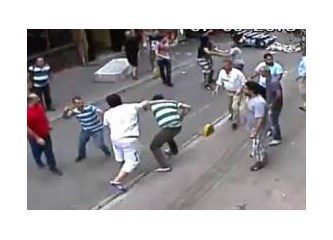 İrlandalı turist Aksaray çarşı esnafını fena halde dövdü... Kırdı geçirdi!