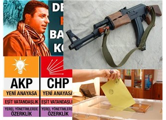 PKK mermi patlattı, AKP sandık patlattı..