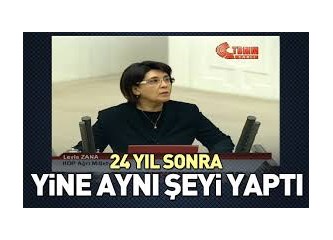Kürt Milletvekili Leyla Zana-Rum Milletvekili Kozmidi Efendi...