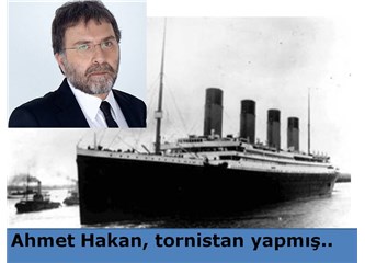 Ahmet Hakan, tornistan yapmış..