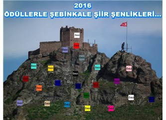 Ödüllerle 2016, Şebinkale Şiir Şenlikleri