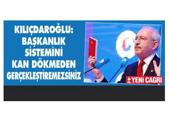 Başkanlık sistemine geçiş "kanlı" mı olacak, "tatlı" mı olacak!!.