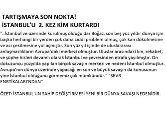 Sevr iddiaları gerçekse yanmışız! Kimler Damat Ferit’le ve neden alay ettiler? (2)