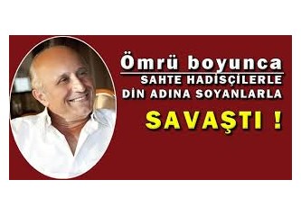 Yaşar Nuri  Öztürk Mekanın Cennet Olsun!