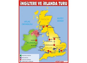 İngiltere, İrlanda, Kuzey İrlanda, İskoçya, İzlanda, Galler