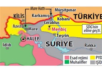 Türkiye, "PYD/YPG" ile kuşatılmış bir "Güvenlikli Bölgeye" razı olmuş gibidir...