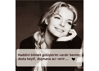 Senin özgürlüğünün bittiği yer benimkinin başladığı yerdir