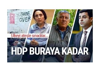 HDP'nin "H" si düşerken!