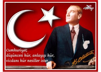 29 Ekim 1923'te, Osmanlı Devletinin küllerinden Türkiye Cumhuriyeti doğdu.