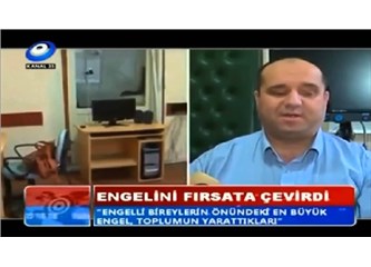 İzmir’de engel tanımayan kahraman