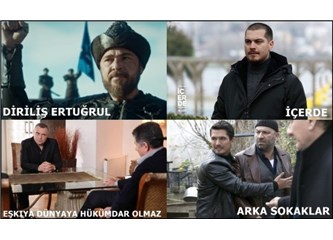 Geçen Haftanın (19 - 25 Aralık 2016) en çok izlenen dizileri!
