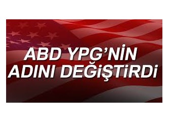 ABD İstedi YPG(x) Oldu SDG..."İyi" Mi Oldu; "Kötü" Mü?