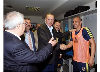 Fenerbahçe Stadı'ndaki Cumhurbaşkanı