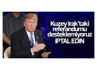 ABD Açıklamasının İngilizcesi "Referandumu Tanımıyoruz" Türkçesi "Dokunmayın Barzanime", Kürtçesi...