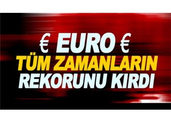 Dolar Krizinin Arkasında ABD Varmış, Euro da Yükseliyor Onun Arkasında Kim Var?